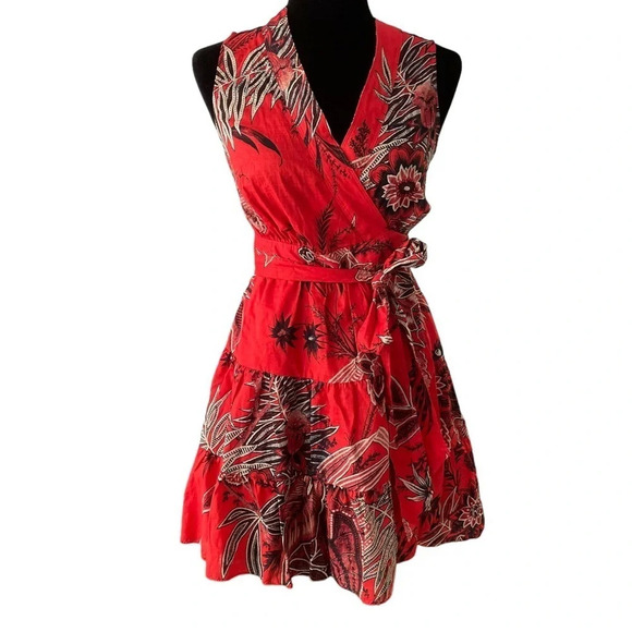 NWT Banana Republic ( Summer 2022) Petite Stampa Mini Dress size XSP - Picture 7 of 11